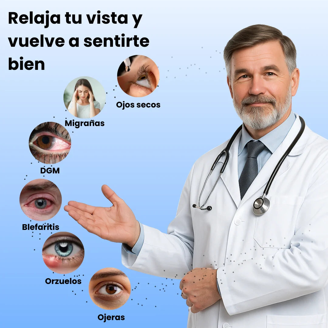 Oclumi™ Máscara Térmica para Ojos Secos